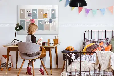 Schreib-Magnettafel mit Katzen-Motiv
