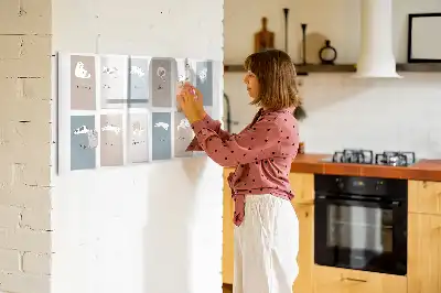 Schreib-Magnettafel mit Katzen-Motiv
