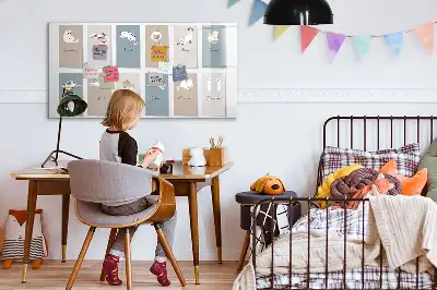 Schreib-Magnettafel mit Katzen-Motiv