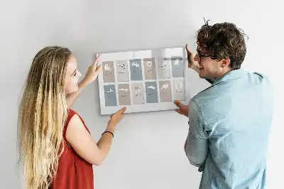 Schreib-Magnettafel mit Katzen-Motiv