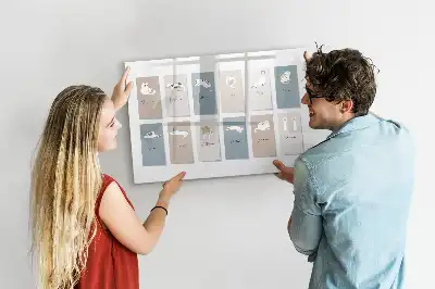 Schreib-Magnettafel mit Katzen-Motiv
