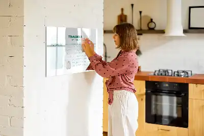 Beschreibbare Magnettafel für deine Gewohnheiten
