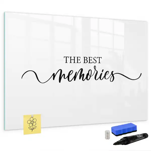 Schreib-Magnettafel für Text-Erinnerungen