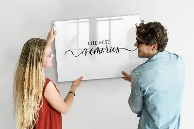 Schreib-Magnettafel für Text-Erinnerungen