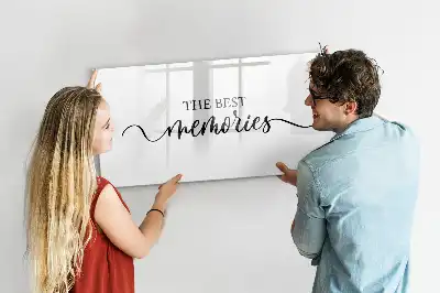 Schreib-Magnettafel für Text-Erinnerungen