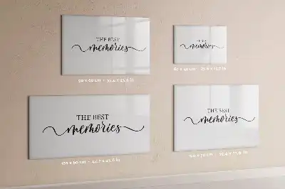 Schreib-Magnettafel für Text-Erinnerungen