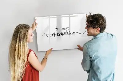 Schreib-Magnettafel für Text-Erinnerungen