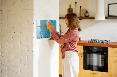 Schreib-Magnettafel in Wassertropfen-Optik