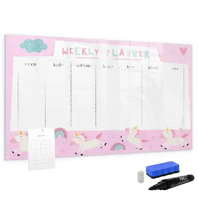 Wochenplaner für Kinder magnetische Schreibtafel