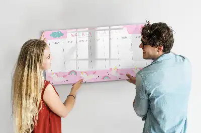 Wochenplaner für Kinder magnetische Schreibtafel