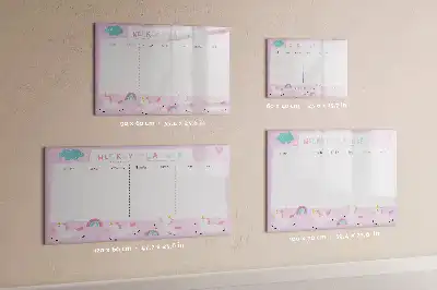 Wochenplaner für Kinder magnetische Schreibtafel