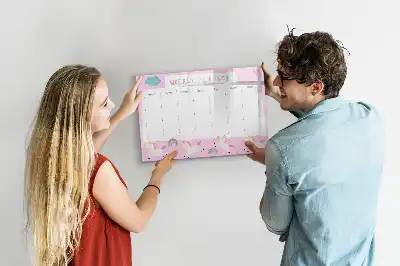 Wochenplaner für Kinder magnetische Schreibtafel