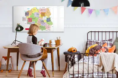 Magnetische Schreibtafel mit einer Landkarte von Polen