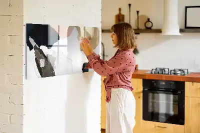 Beschreibbare Magnettafel mit Flecken-Abstraktion Design