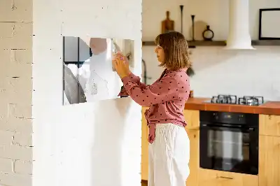 Beschreibbare Magnettafel mit Flecken-Abstraktion Design