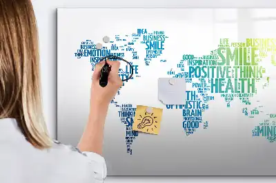 Schreib-Magnettafel Karte der süßen Worte