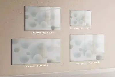 Schreib-Magnettafel mit Kugel-Abstraktion
