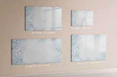 Beschreibbare Magnettafel mit Pflanzenskizze