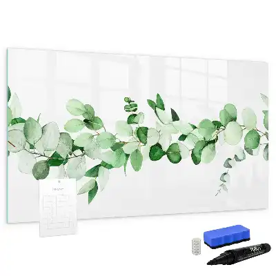 Schreib-Magnettafel mit Motiv Pflanzenzweige