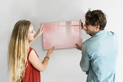 Schreib-Magnettafel in rosafarbenem Marmor-Design