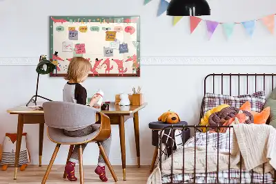 Wochenplaner für Kinder beschreibbare Magnettafel