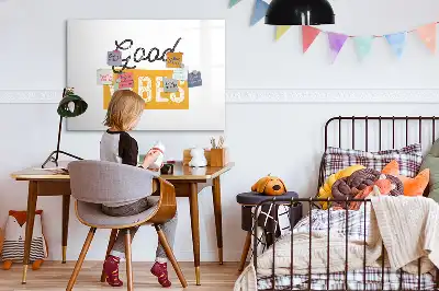 Schreib-Magnettafel mit inspirierendem Satz