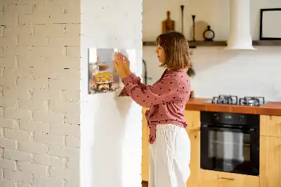 Schreib-Magnettafel mit dem Motiv Urlaub mit dem Auto