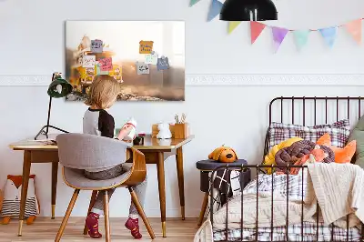 Schreib-Magnettafel mit dem Motiv Urlaub mit dem Auto