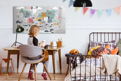 Schreib-Magnettafel mit Comic-Motiv
