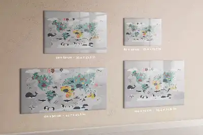 Schreib-Magnettafel mit Comic-Motiv