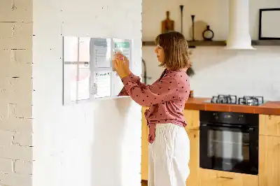 Beschreibbare Magnettafel in bunter Notiz-Ausführung