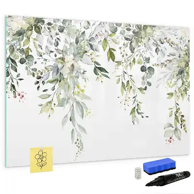 Schreib-Magnettafel Motiv Blühende Natur