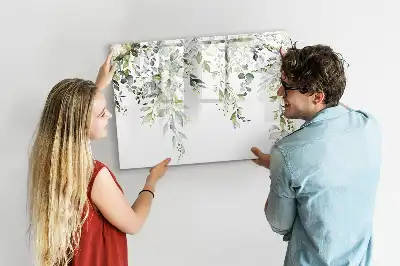 Schreib-Magnettafel Motiv Blühende Natur