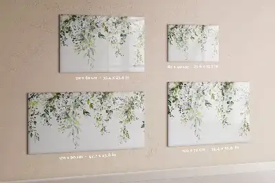 Schreib-Magnettafel Motiv Blühende Natur