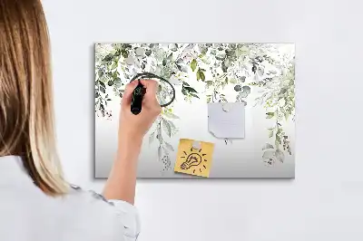 Schreib-Magnettafel Motiv Blühende Natur