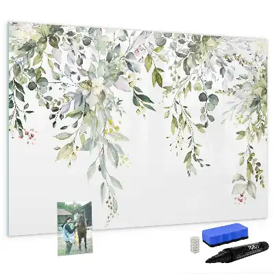 Schreib-Magnettafel Motiv Blühende Natur