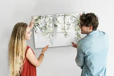 Schreib-Magnettafel Motiv Blühende Natur
