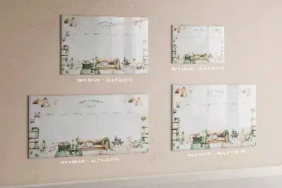 Schreib-Magnettafel süßer Planer