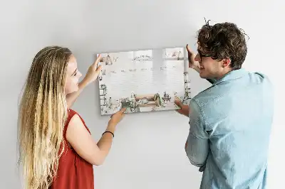 Schreib-Magnettafel süßer Planer