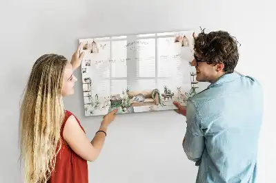 Schreib-Magnettafel süßer Planer