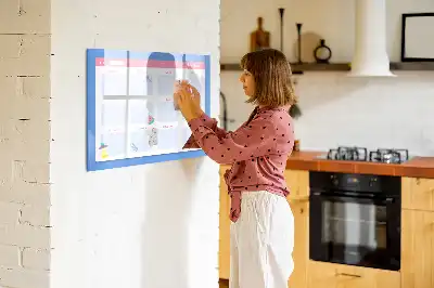 Schreib-Magnettafel als praktischer Monatsplaner