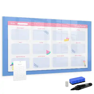 Schreib-Magnettafel als praktischer Monatsplaner