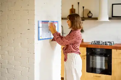 Schreib-Magnettafel als praktischer Monatsplaner