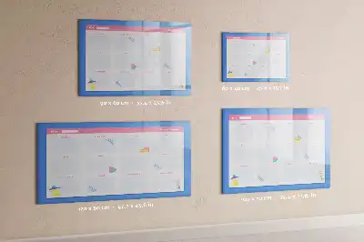 Schreib-Magnettafel als praktischer Monatsplaner
