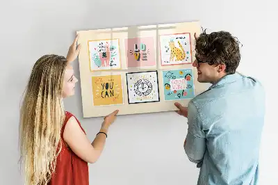 Schreib-Magnettafel mit Motivationssprüchen