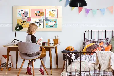 Schreib-Magnettafel mit Motivationssprüchen