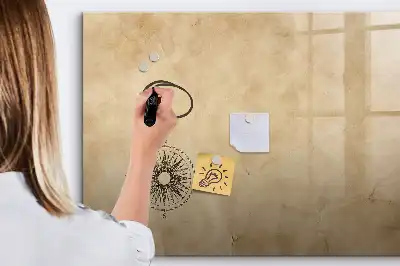 Beschreibbare Magnettafel Kompass