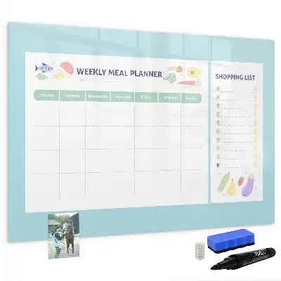 Schreib-Magnettafel als praktischer Mahlzeitenplaner