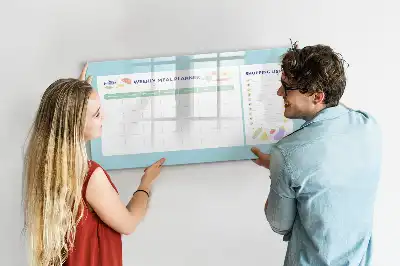 Schreib-Magnettafel als praktischer Mahlzeitenplaner