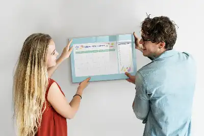 Schreib-Magnettafel als praktischer Mahlzeitenplaner